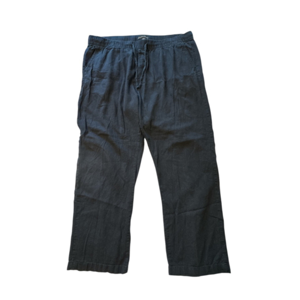 Saks Fifth Avenue Black Linen Blend Pants Men’s Size XXL